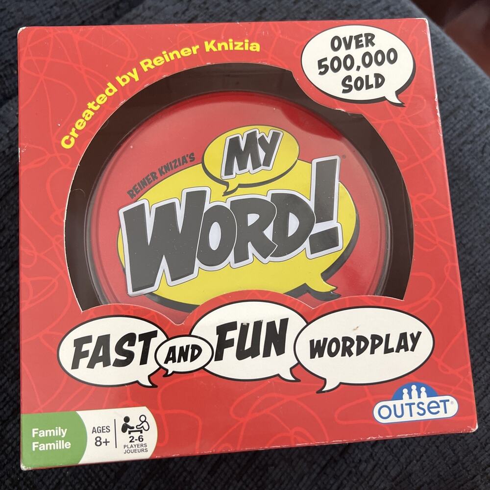 My Word Party Card Game Fast Fun learning Play Award Winning spelling reading